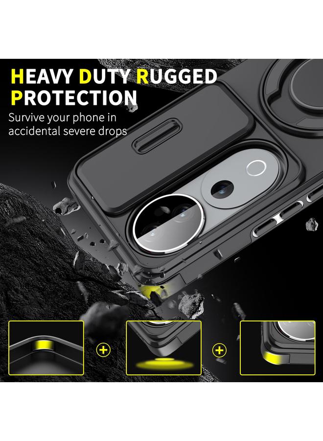 erorex Case For vivo S19 Pro / V40 / V40 Pro Sliding Camshield Ring Holder Phone Case - Image 2