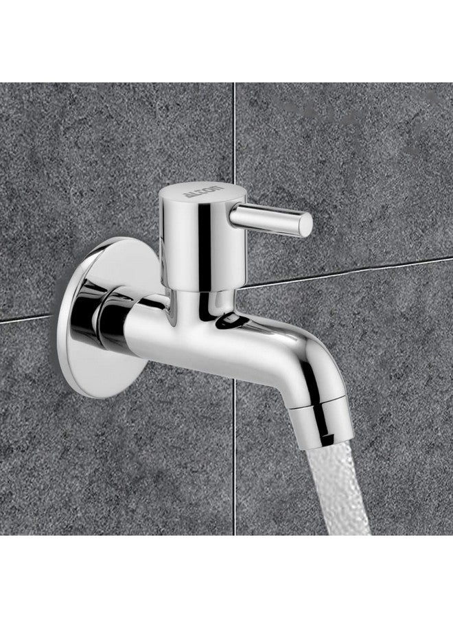 Alton ALTON GRC3705 Brass Bib Cock Short Body with Wall Flange, Chrome Finish  - Image 4