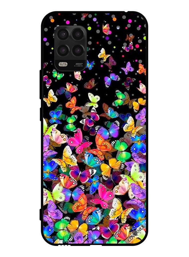 Covernex Protective Case Cover For Xiaomi Mi 10 Lite 5G Multi Color Small Butterflies - Image 1