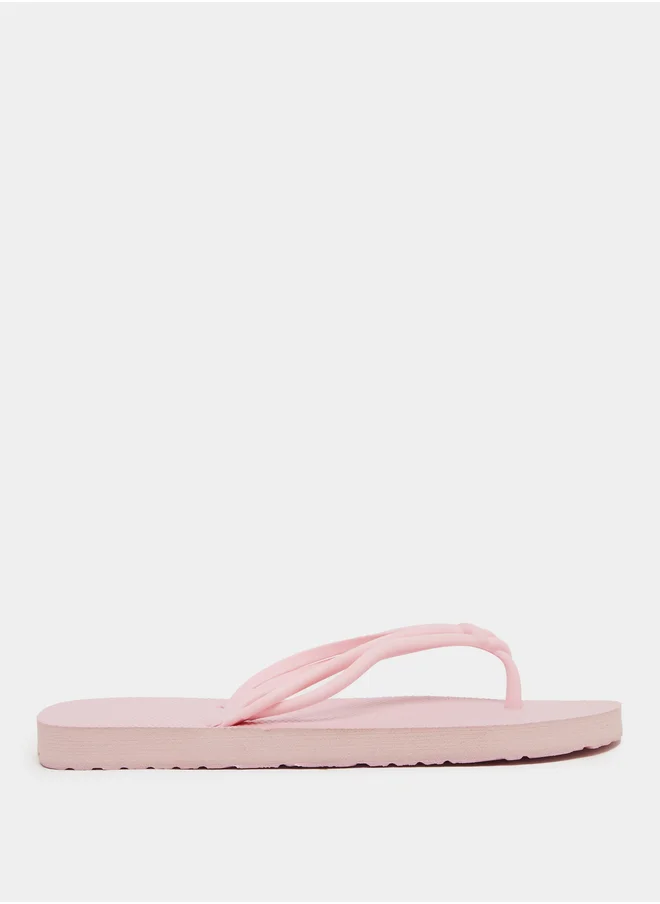 Styli Textured Flip Flops