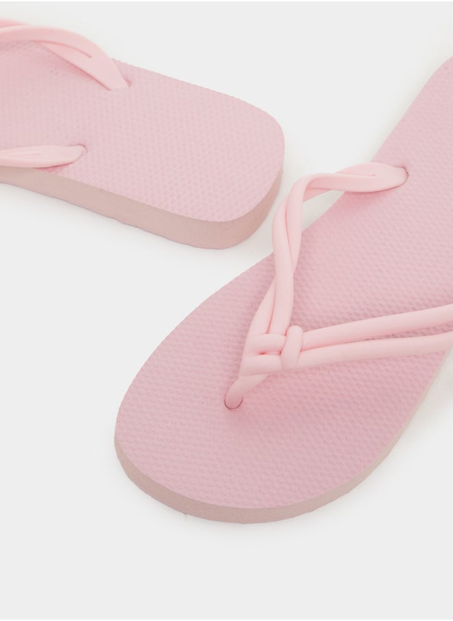 Styli Textured Flip Flops  - Image 3