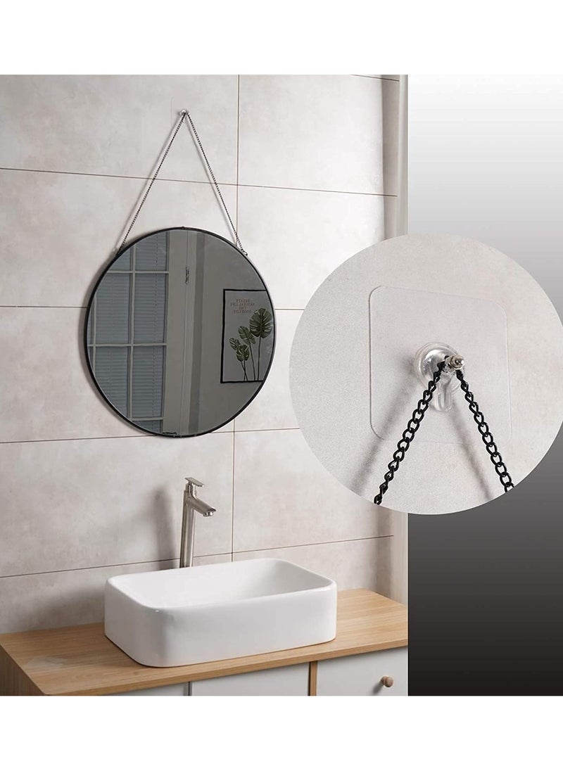 Wall Hooks for Hanging Photos and Housewares Self Adhesive Heavy Duty Multipurpose Adhesive Hooks Easy to Apply Removable Transparent Hooks Waterproof Oil Proof  - Image 2