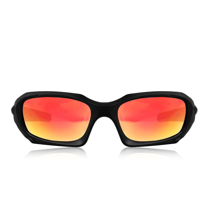 Dervin UV Protected Polarized Sports Sunglasses for Men & Women Driving Cycling Fishing Cricket Sunglasses - Image 2
