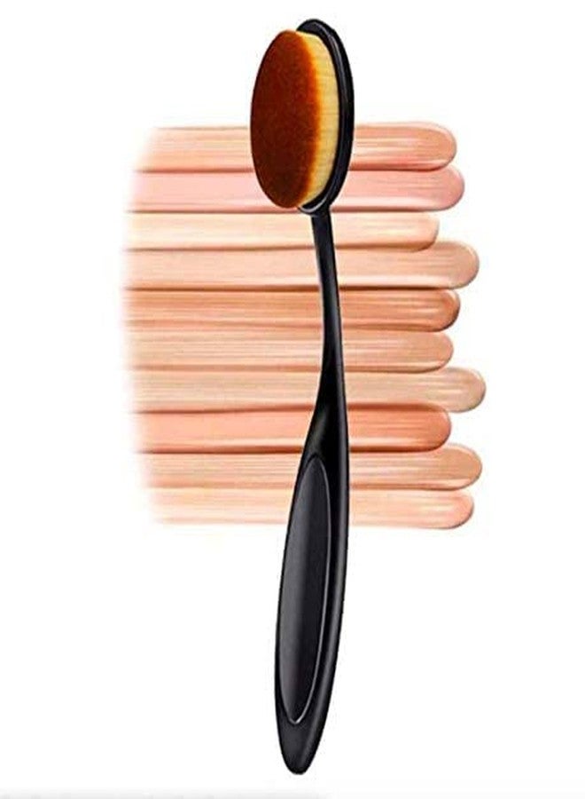 Zirak Oval Foundation Brush Toothbrush Shape Concealer Makeup Brushes - Image 1
