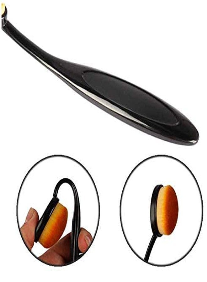 Zirak Oval Foundation Brush Toothbrush Shape Concealer Makeup Brushes - Image 5