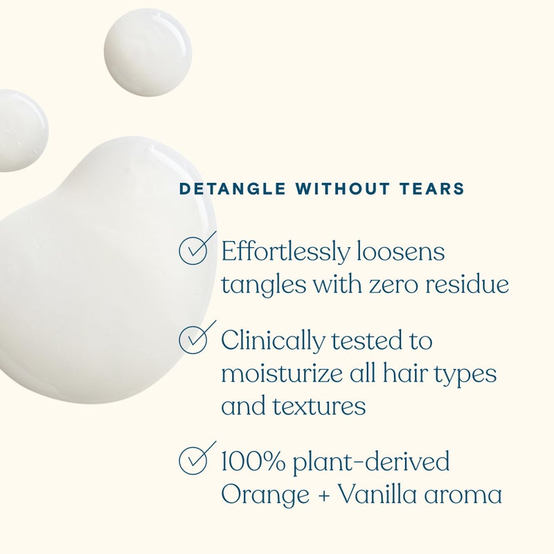 Pipette Leave-In Hair Detangler Spray for Kids, 4.4 Fl Oz, Silicone-free Detangling Spray with Squalane to Moisturize All Hair Types, Toddler and Kids Hair Products, Orange and Vanilla Scent - Image 2