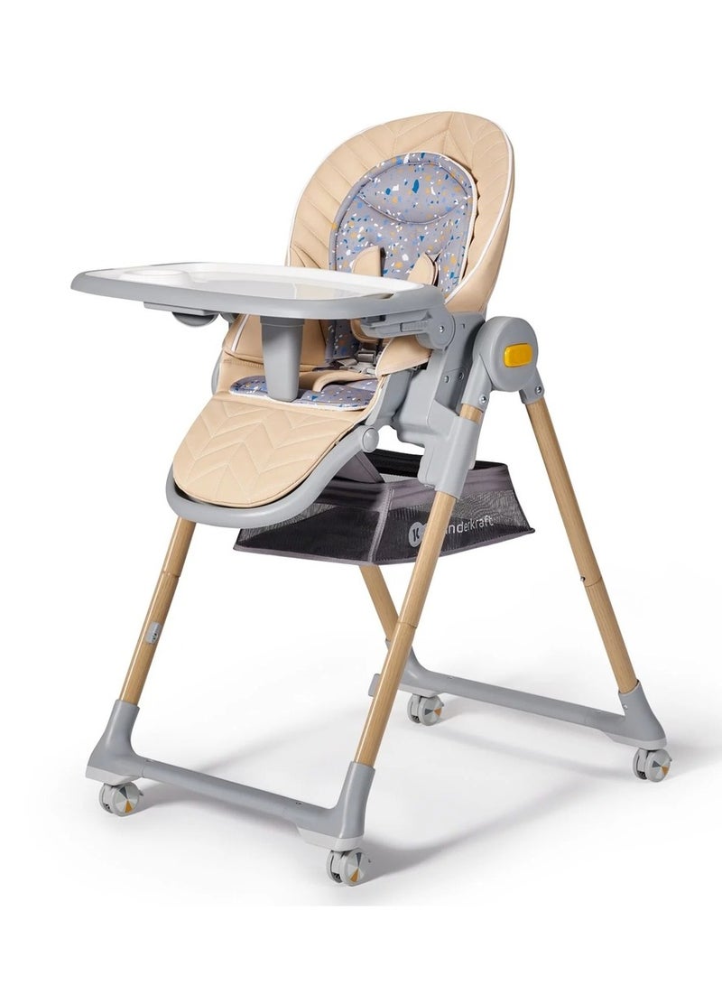 كيندركرافت كرسي عالي للأطفال متعدد الأستخدامات و المهام مع العاب خشبي بيج - 17303 - Image 2