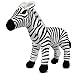 Ice King Bear Wild Animal Stuffed Animals Zoo Family Plush Toy Zebra 11 Inches - Image 3