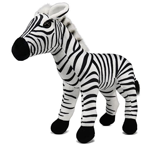 Ice King Bear Wild Animal Stuffed Animals Zoo Family Plush Toy Zebra 11 Inches - Image 1