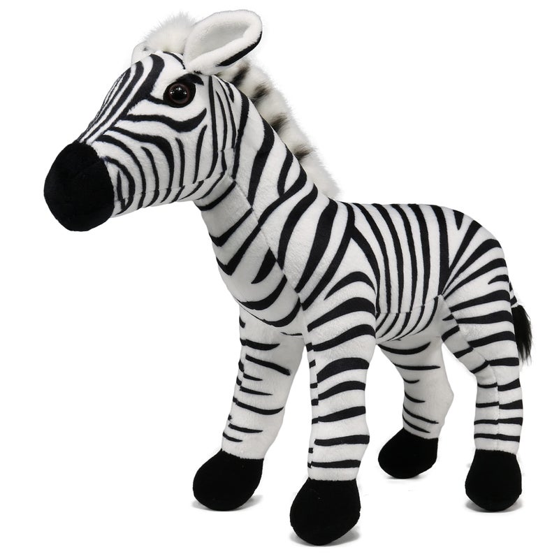 Ice King Bear Wild Animal Stuffed Animals Zoo Family Plush Toy Zebra 11 Inches - Image 2