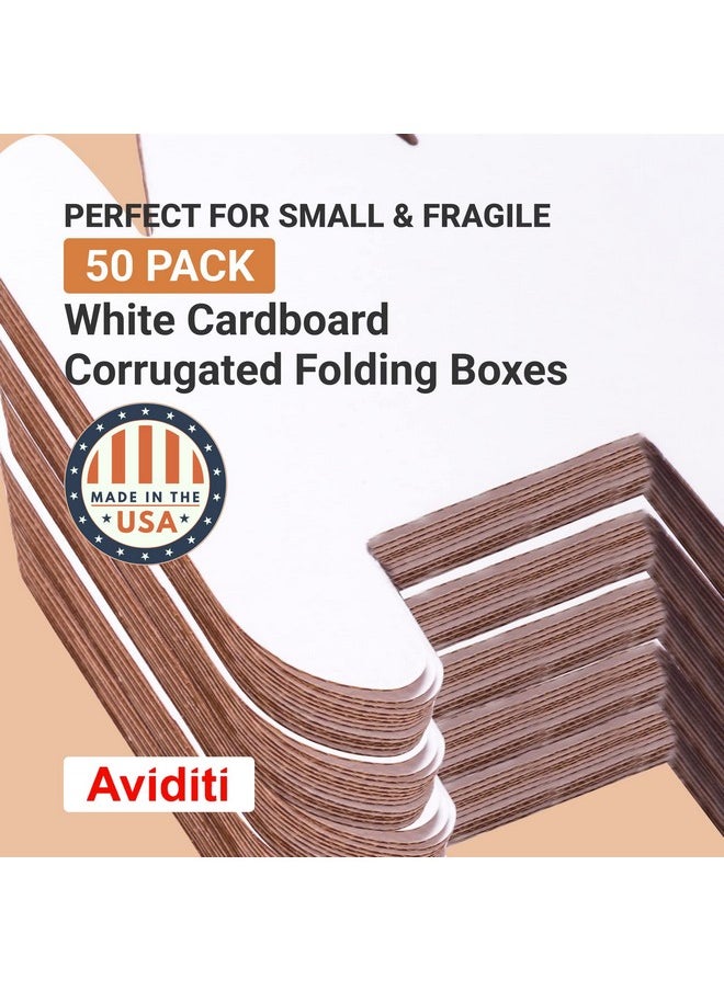 Shipping Boxes Small 4L X 4W X 3H 50Pack Corrugated Cardboard Box For Packing Moving And Storage 4X4X3 443