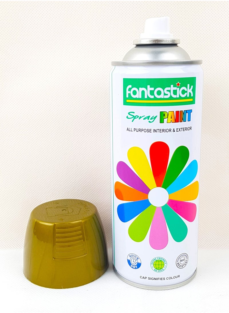 Fantastick 400 مل طلاء بخاخ متعدد الأغراض باللون الذهبي  - Image 2
