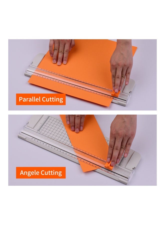 NIBEMINENT Multi-Functional A4 Paper Cutter Grey - Image 5