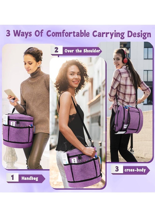 كيلا مجموعة أدوات الكروشيه للمبتدئين، مجموعة أدوات الكروشيه للمبتدئين للبالغين - تتضمن مجموعات الكروشيه خطافات الكروشيه وحقيبة الحياكة وخيوط الكروشيه لتعليمات الكروشيه ومجموعة الحياكة ولوازم الكروشيه والهدايا - Image 5