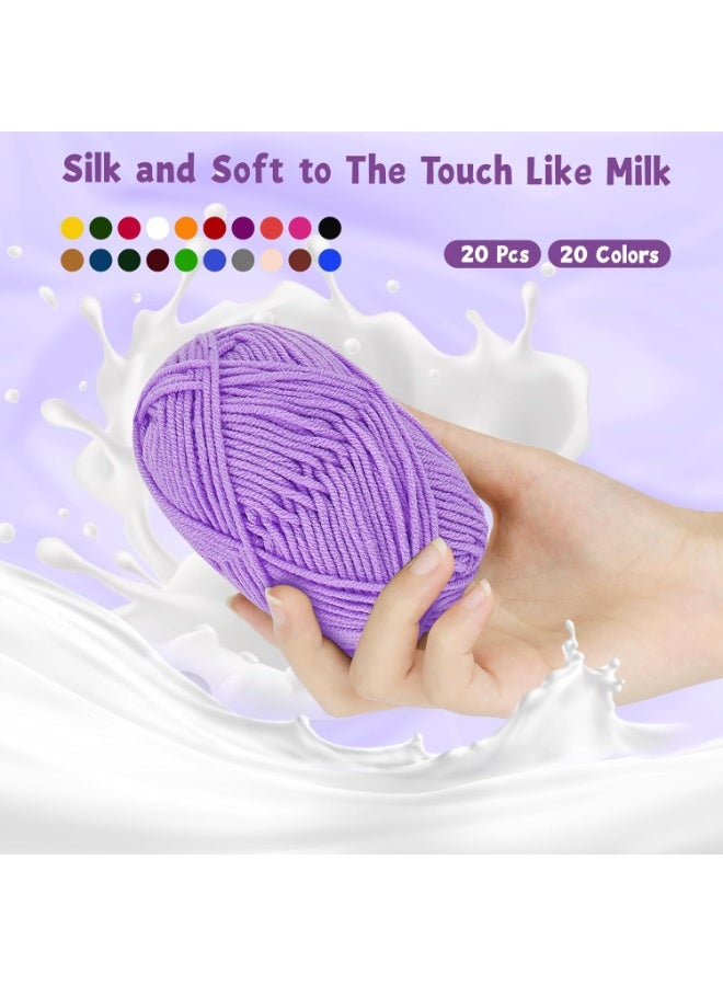 كيلا مجموعة أدوات الكروشيه للمبتدئين، مجموعة أدوات الكروشيه للمبتدئين للبالغين - تتضمن مجموعات الكروشيه خطافات الكروشيه وحقيبة الحياكة وخيوط الكروشيه لتعليمات الكروشيه ومجموعة الحياكة ولوازم الكروشيه والهدايا - Image 3