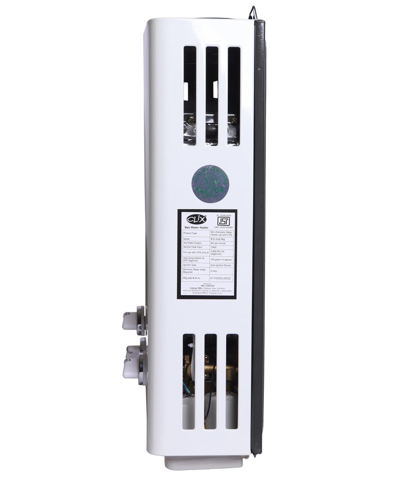 Clix 6-Litre Gas Geyser | Instant Heating Gas Water Heater for Home & Kitchen - Image 3
