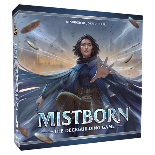 Brotherwise Games Brandon Sandersons Mistborn Deckbuilding Game Forge Alliances in Epic MetalBurning Battles Cooperative Card Game Immersive Strategic Gameplay 1 to 4 Players Ages 13