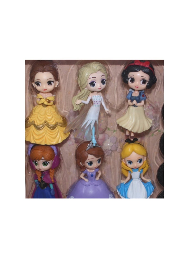 Princess Figures – 6 Pcs - Image 3