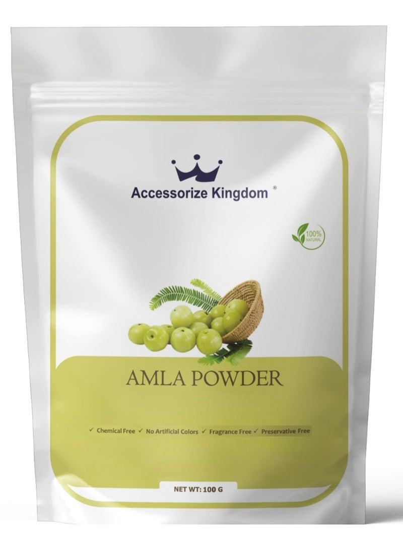 مملكة الإكسسوارات مسحوق أمل (100 جم) - طبيعي 100٪ | مناسب للشعر والبشرة | يعزز نمو الشعر ويحارب قشرة الرأس وينظف فروة الرأس | يعزز إشراق البشرة ويقلل من التجاعيد ويجدد البشرة بلطف - Image 1