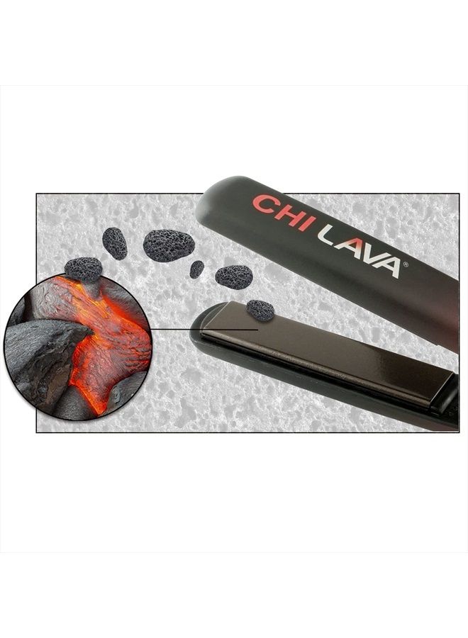 CHI مكواة فرد الشعر الأصلية من لافا مقاس 1 بوصة، باللون الأحمر - Image 2