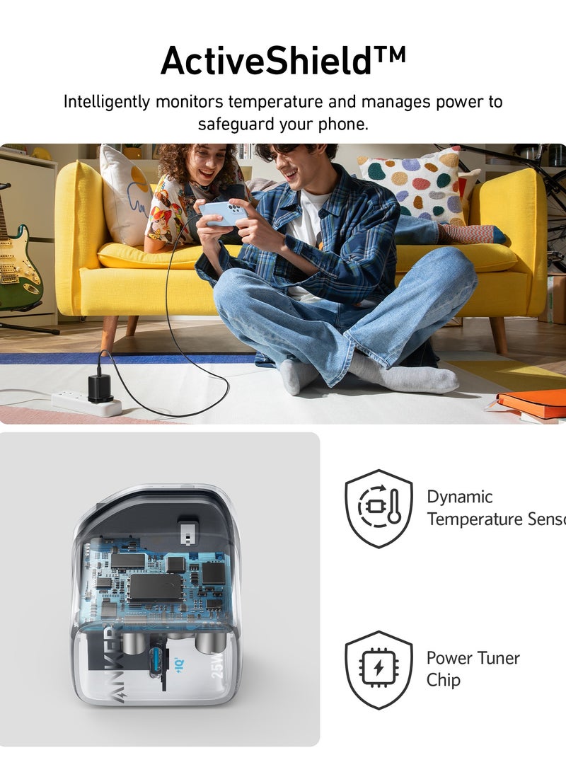 Anker 312 Wall Charger 25W Super Fast Charging Superior Saftety with ActiveShield - Image 5