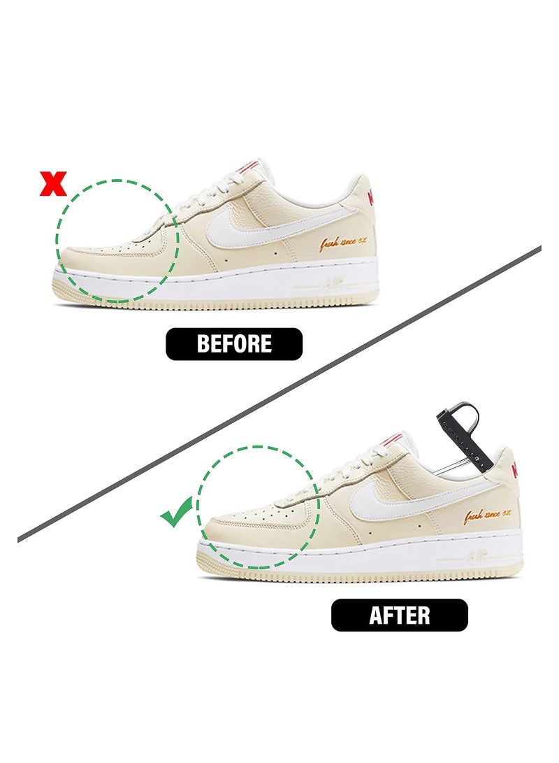 Zikra Adjustable Shoe Tree Stretcher, 2 Pairs Practical Plastic Adjustable Length Men Shoe Tree Stretcher, Boot Holder, Olefu Shoes Shape Keeper for All Shoes Heels and Sneakers Sports Shoes - Image 3