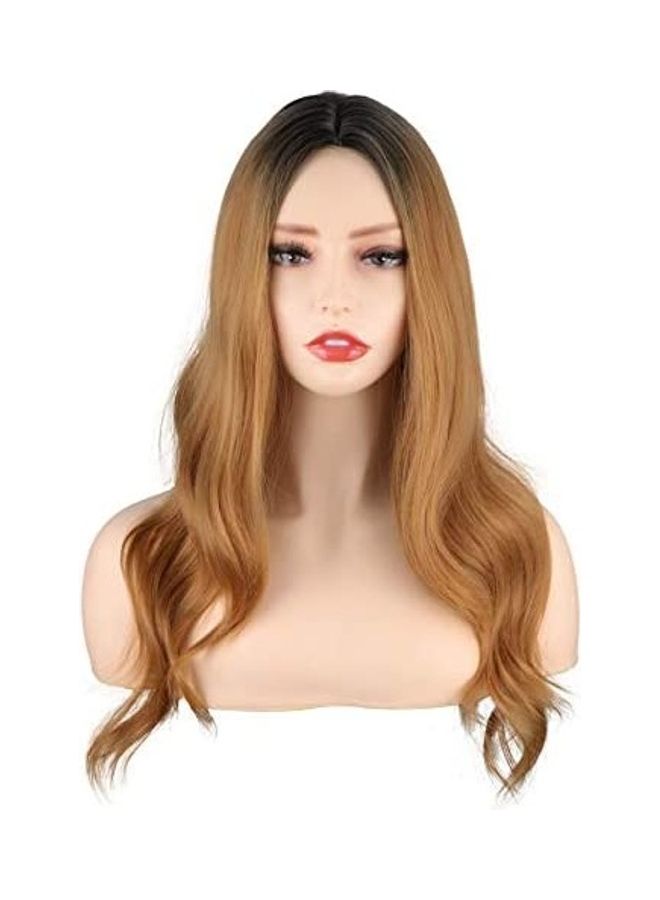 Long Wavy Wig Blonde 18inch