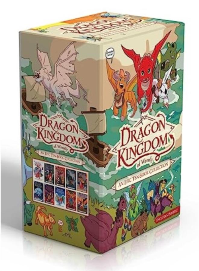 Dragon Kingdom of Wrenly An Epic Ten-Book Collection (Includes Poster!) (Boxed Set) : The Coldfire Curse; Shadow Hills; Night Hunt; Ghost Island; Inferno New Year; Ice Dragon; Cinder's Flame; The Shat 