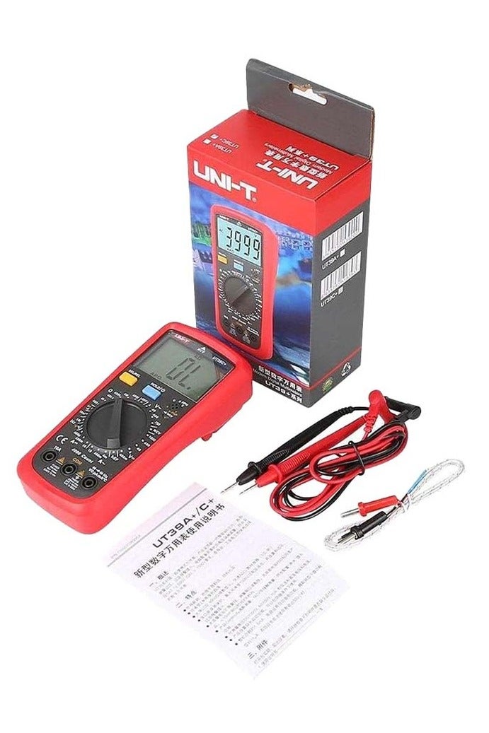 UniT UNI-T UT39C+ Digital Multimeter Auto Range with LCD Backlight Data Hold Multimetro Tester (UT39C+) - Image 5
