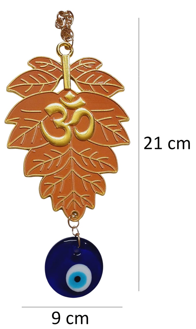 ARTISKRITI Om Evil Eye Hanging Nazar Battu for Home Entrance Decoration, House Main Door Decor Hanging Aesthetic Home Decor - Image 4