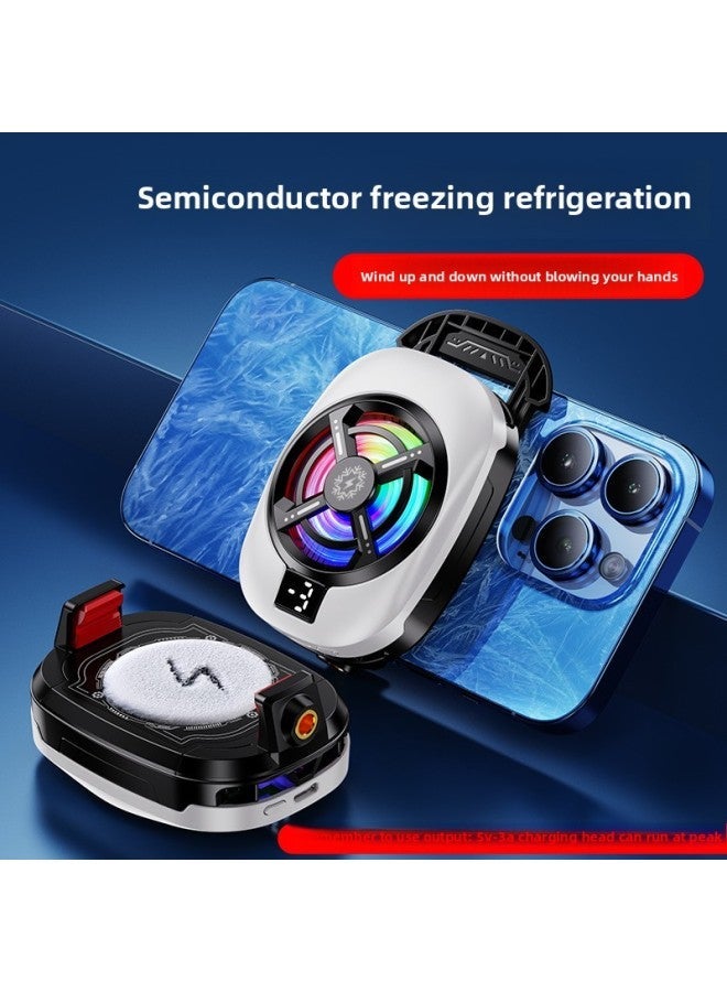 2025 TL16 Mobile Phone Radiator Back Clip Semiconductor Icing Refrigeration Live Broadcast Artifact Cooling Refrigerator-Color:【tl16】ice Style  - Image 1