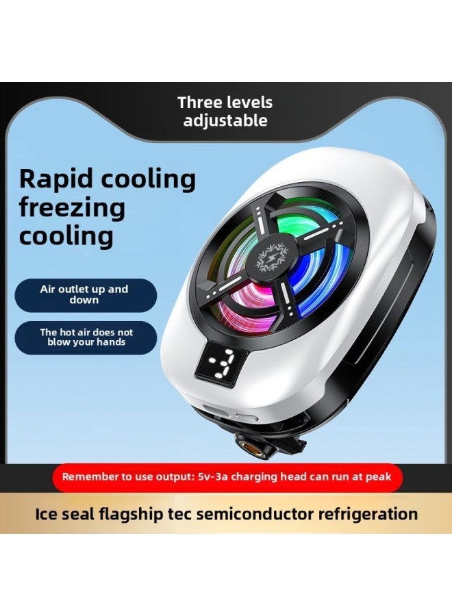 2025 TL16 Mobile Phone Radiator Back Clip Semiconductor Icing Refrigeration Live Broadcast Artifact Cooling Refrigerator-Color:【tl16】ice Style  - Image 3