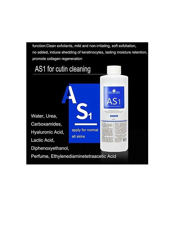 Hydrogen Oxygen Facial Machine Serums for Facial Cleansing – A Pack of 400ml 3 Aqua Peeling Solution AS1, SA2, and AO3 –Skin Care Hydra Solution for Vacuum face Cleaning Jet for Home and Spa - Image 2