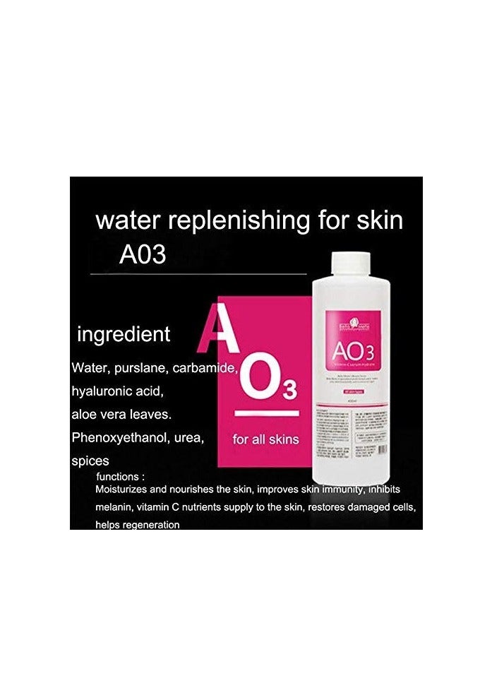 Hydrogen Oxygen Facial Machine Serums for Facial Cleansing – A Pack of 400ml 3 Aqua Peeling Solution AS1, SA2, and AO3 –Skin Care Hydra Solution for Vacuum face Cleaning Jet for Home and Spa - Image 4