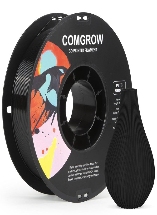 Comgrow PETG 3D Printer Filament 1.75mm High Precision Durable 3D Printer Filament (2LBS) Dimensional Accuracy ±0.02mm 3D Printing Material Fits Most 3D Printers - Image 1