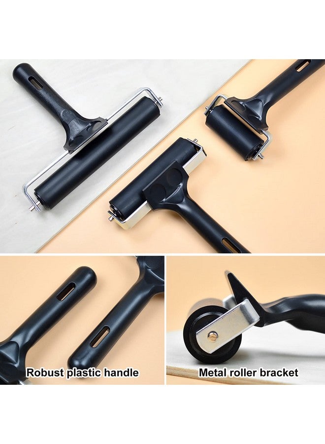 ATB 4Inch Rubber Brayer Roller For Printmaking Manual Roller Tool For Printmaking/Wallpaper/Gluing Application/Painting/Craft - Image 4