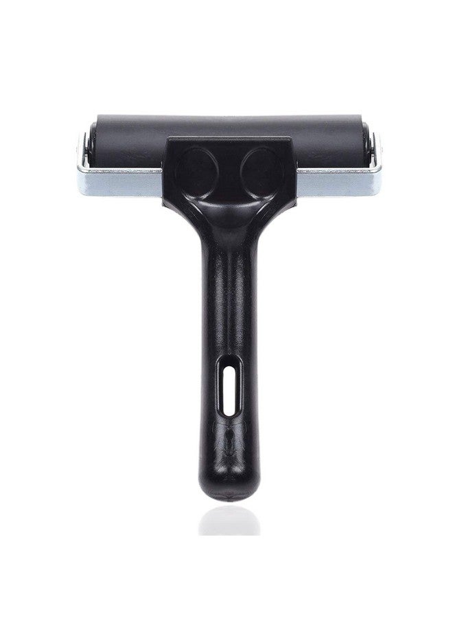 ATB 4Inch Rubber Brayer Roller For Printmaking Manual Roller Tool For Printmaking/Wallpaper/Gluing Application/Painting/Craft - Image 1