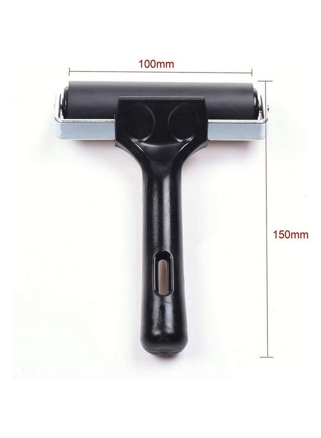 ATB 4Inch Rubber Brayer Roller For Printmaking Manual Roller Tool For Printmaking/Wallpaper/Gluing Application/Painting/Craft - Image 2