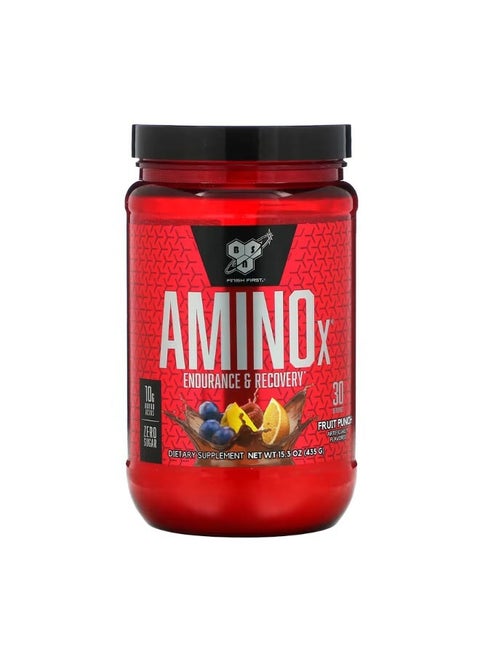 BSN AminoX Endurance And Recovery Fruit Punch 15.3 oz 435 g