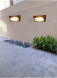 ماركة غير محددة ابليك جداري اطار نحاسي تثبيت على الحائط الخارجي قاعدة اللمبه E27 مقاس 27*15 سم  - Image 3