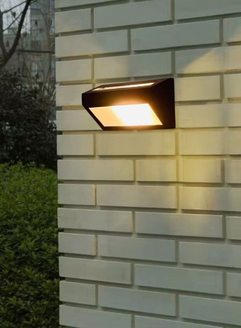 Wall plaque, copper frame, installed on the external wall, E27 bulb base, size 27*15 cm  - Image 2