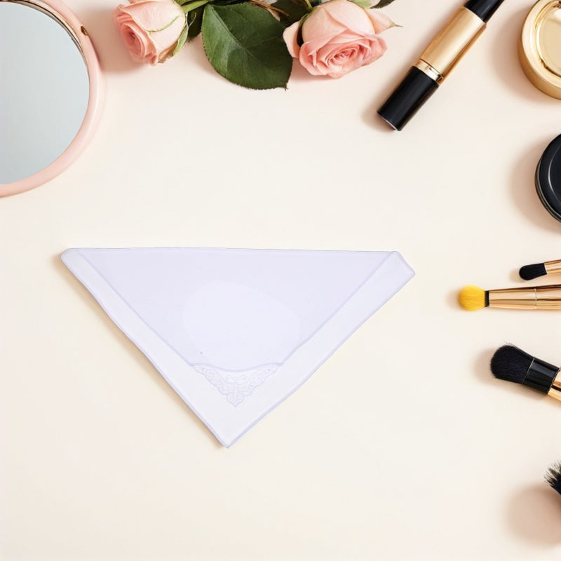 6pcs Women'S Cotton Handkerchiefs Vintage Pocket Towels With Embroidered Lace Ladies Handkerchiefs For Women Bridal Wedding 11 X 11 Inch - Image 2