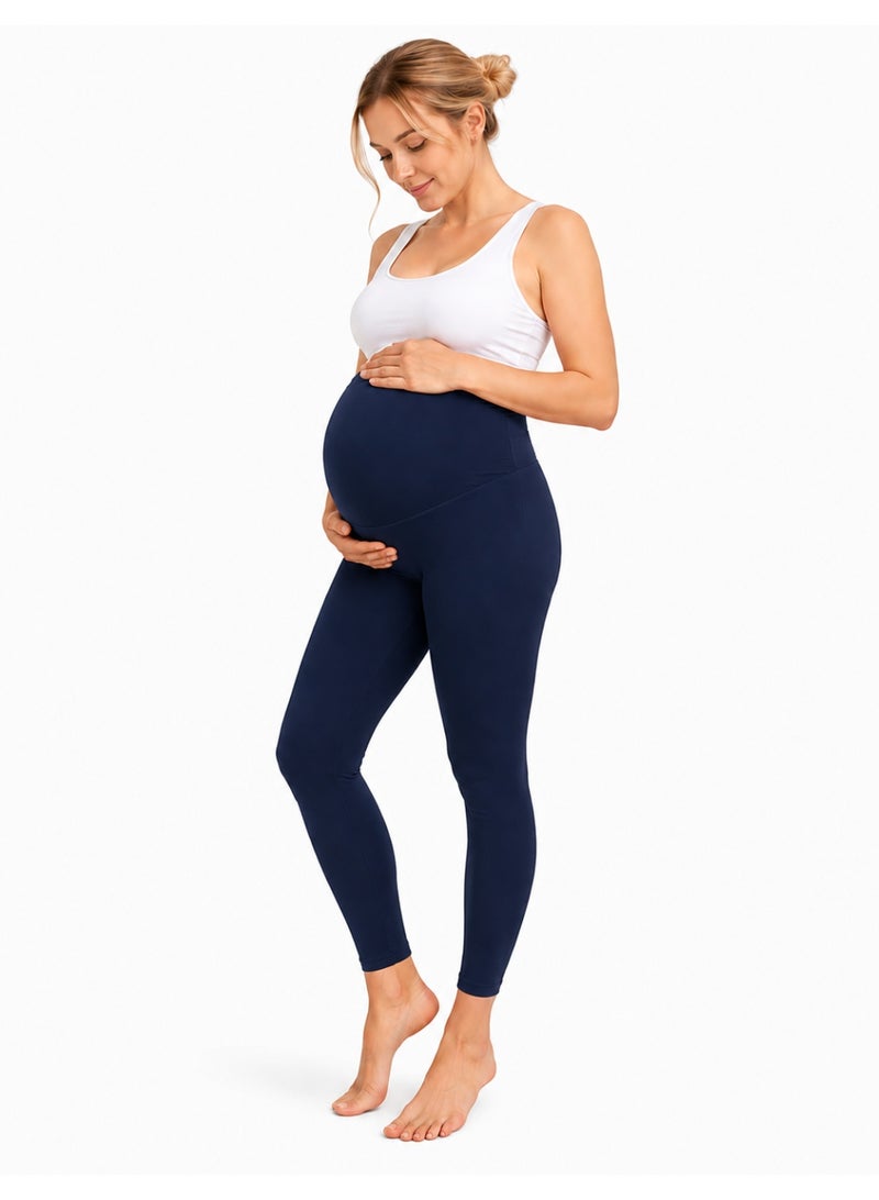 TUMMY High Waist Maternity Leggings for Women - Pack of 2 - Image 2