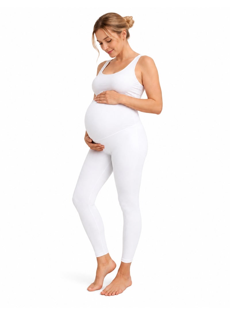 TUMMY High Waist Maternity Leggings for Women - Pack of 2 - Image 5