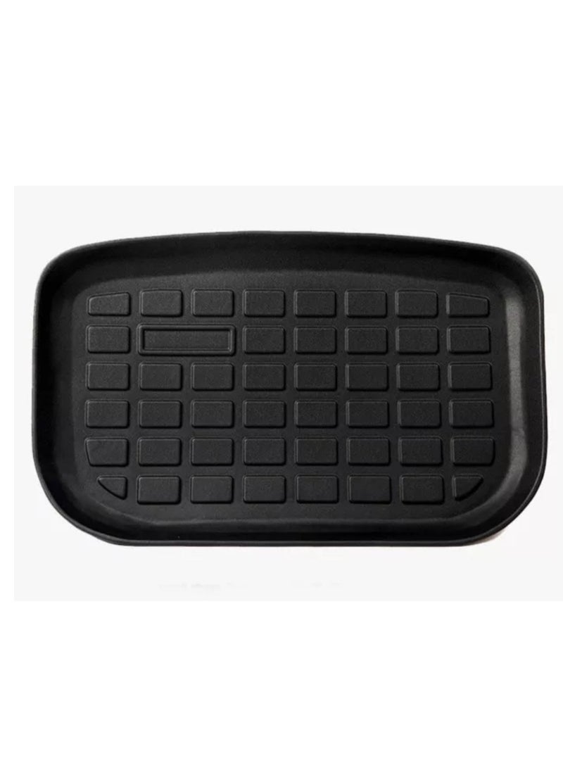 Generic Testech 2Pcs Set Tesla Model Y 2022 2023 TPE Car Frunk And Rear Trunk Storage Box Mat Pad Waterproof Protective Liner Trunk Tray Floor Mat - Image 4