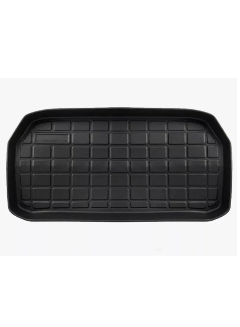 Generic Testech 2Pcs Set Tesla Model Y 2022 2023 TPE Car Frunk And Rear Trunk Storage Box Mat Pad Waterproof Protective Liner Trunk Tray Floor Mat - Image 5