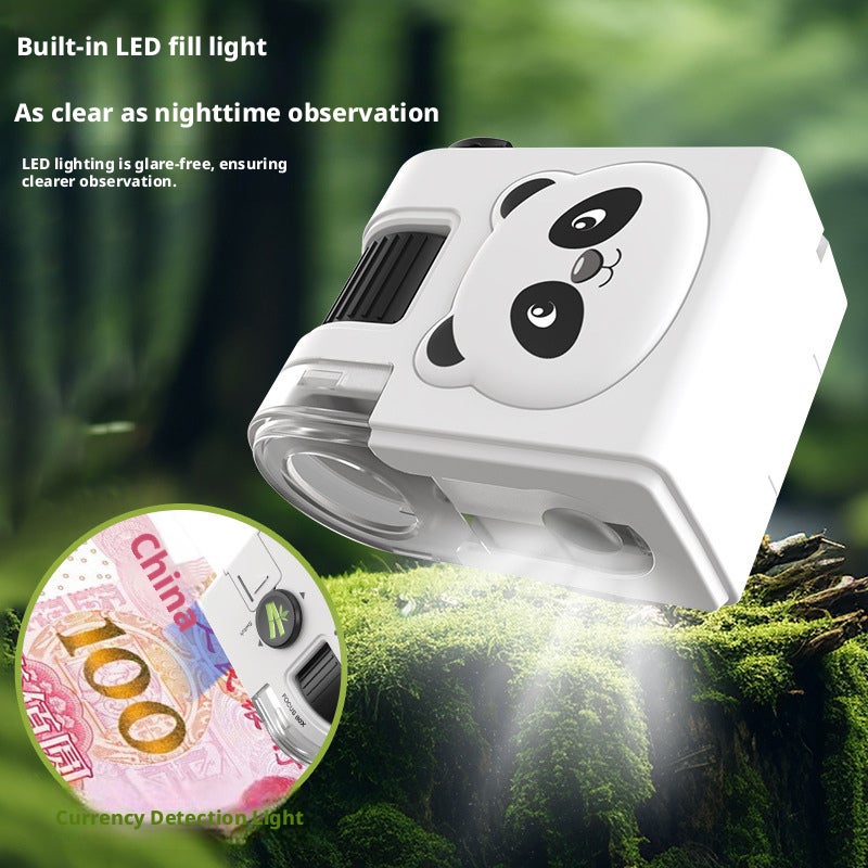 Kids Portable Microscope Science Educational Toy with UV Light for Outdoor Exploration - Image 5
