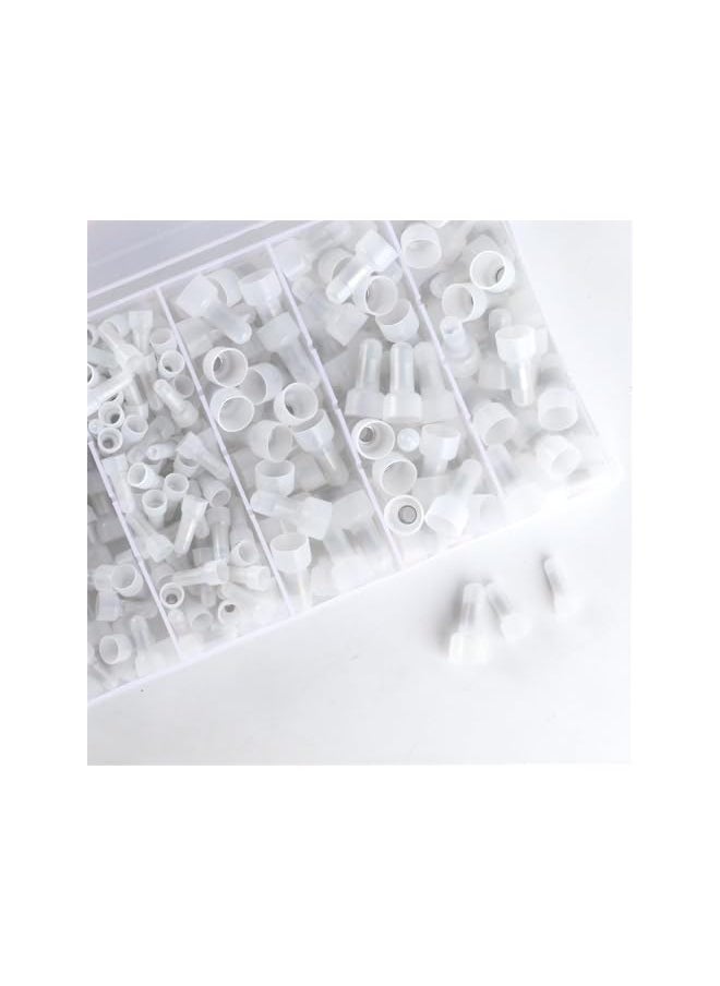 PROMASS promass Closed End Crimp Connectors, Nylon Wire Connector Kit, Insulated Crimp Cap Terminal, 22-16/16-14/12-10 AWG, Wire End Caps for Electrical Connections, 300 Pcs  - Image 2
