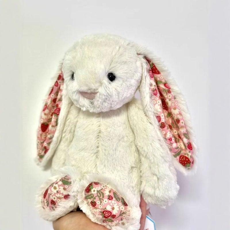 Jellycat Style Floral Bunny Plush Toy, Birthday Gift - Image 2