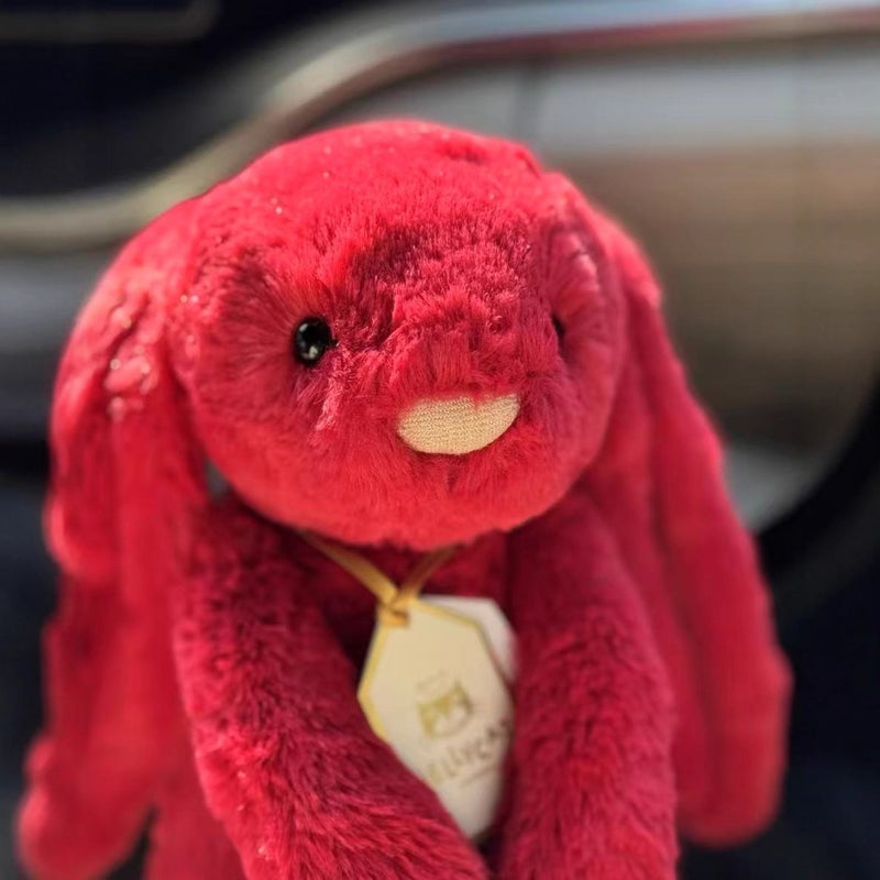 Jellycat Style Floral Bunny Plush Toy, Birthday Gift - Image 4